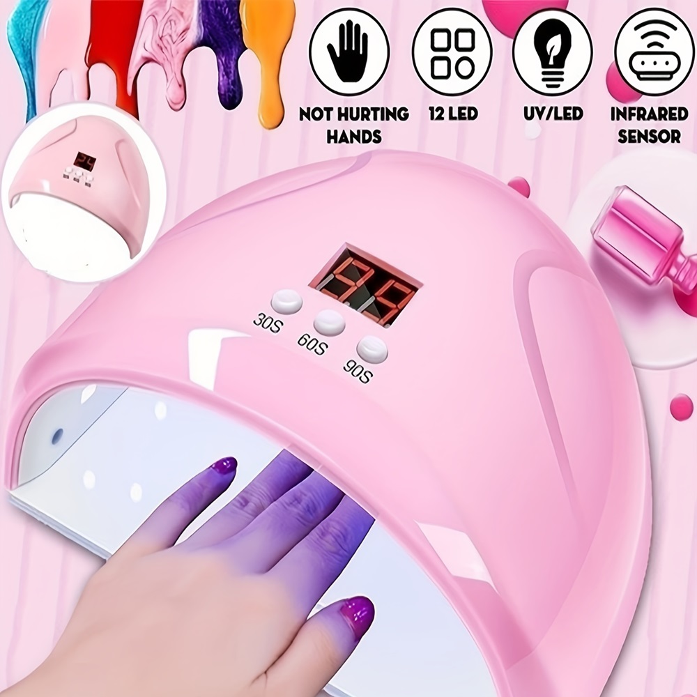 Photography Lighting Gels - LED UV Nail Lamp Infrared Sensor