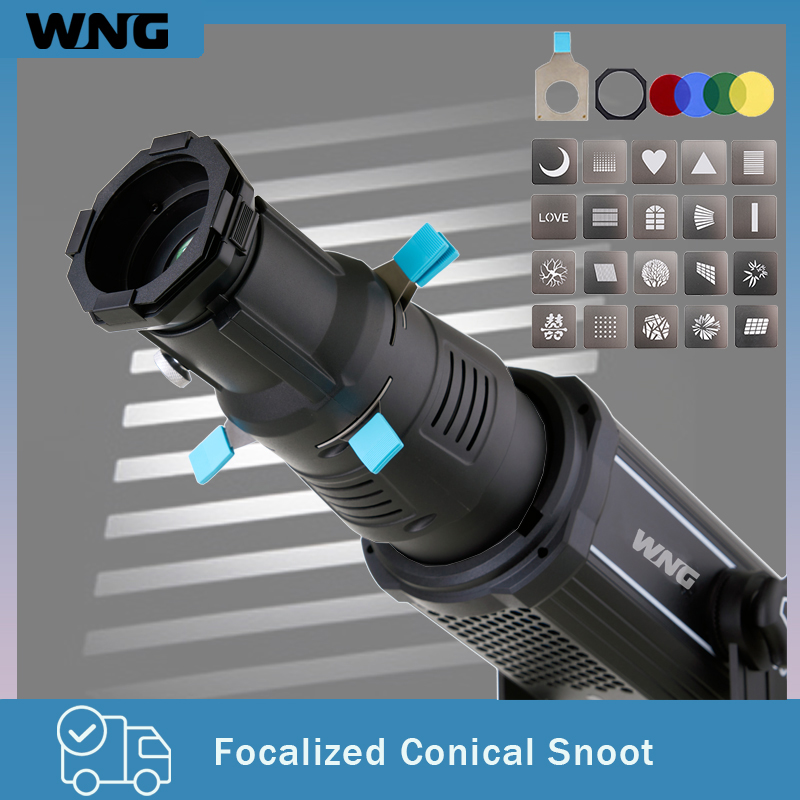 Beauty Dish 55Cm - Bowens Mount Projection Snoot with Gobo