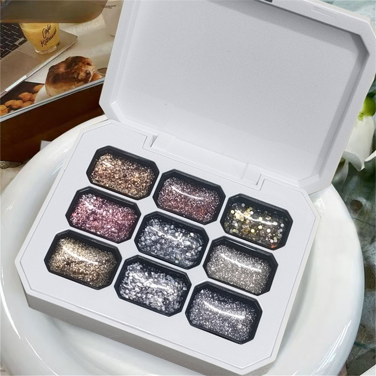 Photography Lighting Gels - 1pc 9 Colors Starburst Glitter Solid