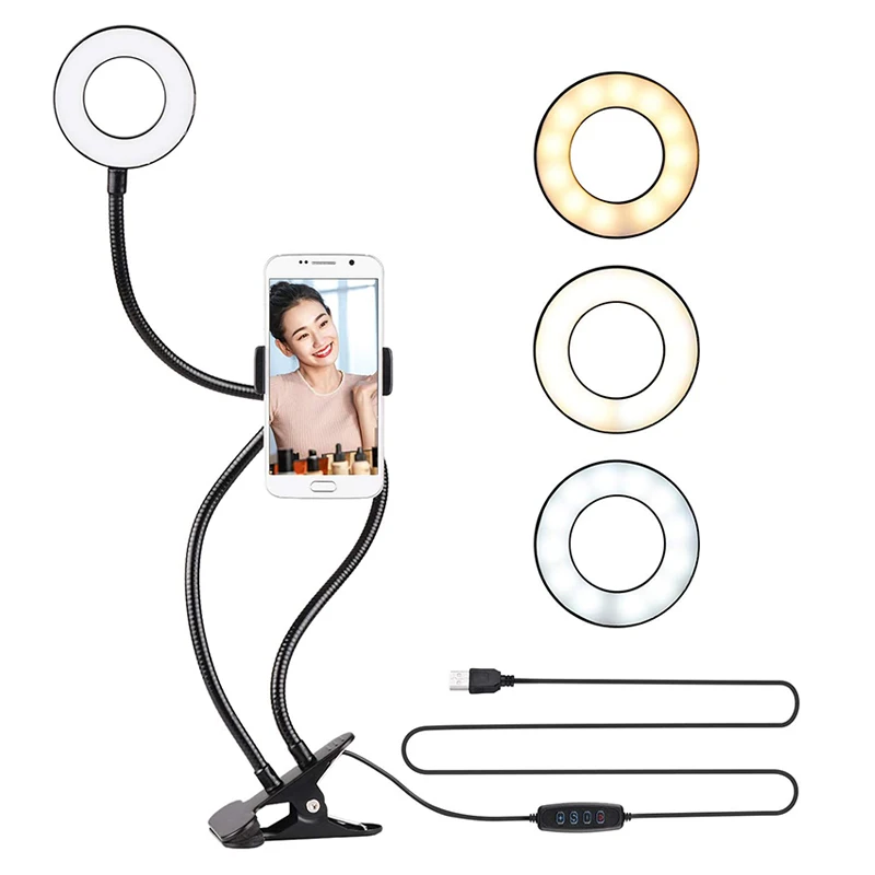Photography Lighting Wand - Universal Selfie Ring Light with Flexible