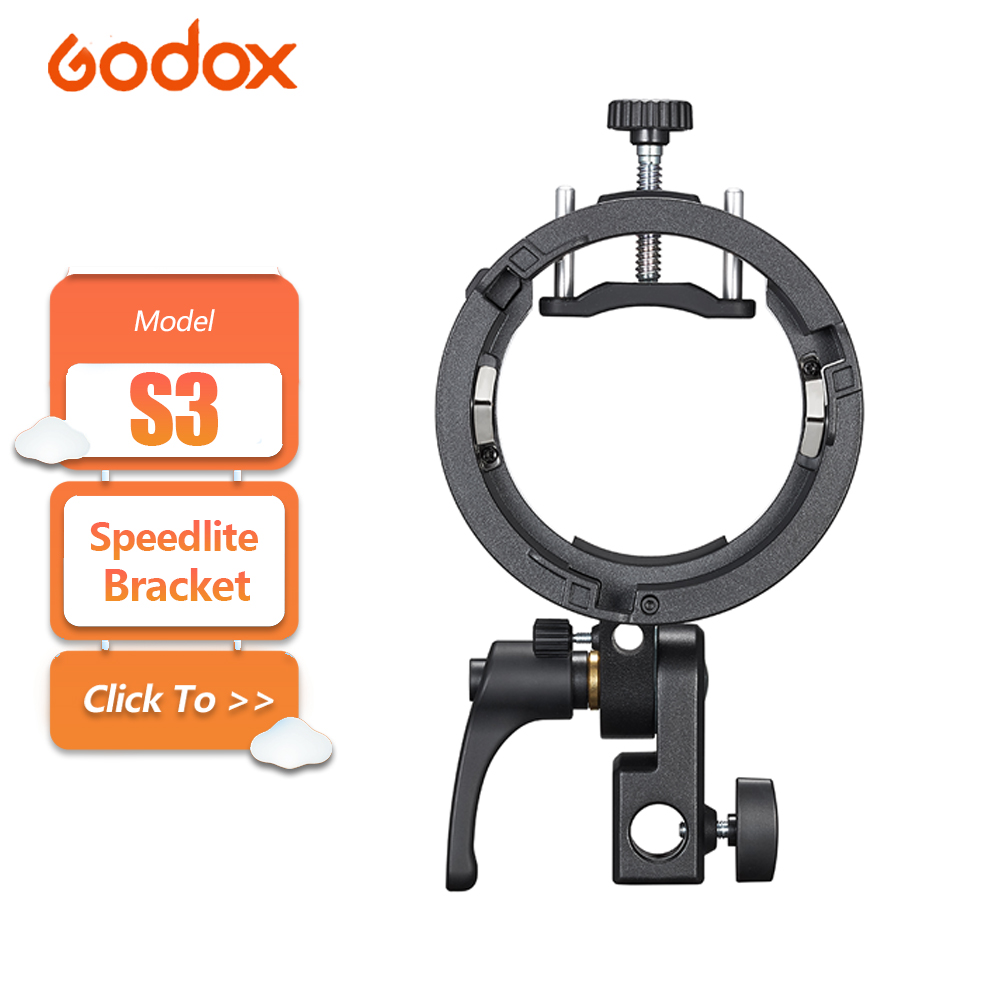 Beauty Dish 55Cm - Godox S3 Speedlite Bracket with Bowens