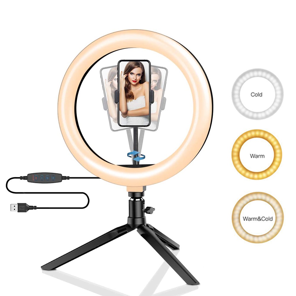 Macro Photography Lighting Kit - 26cm 10 inch Led Ring Selfie