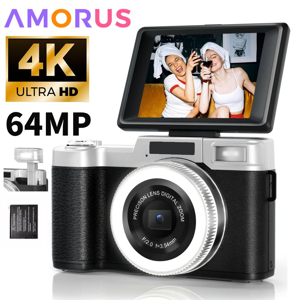 Photography Lighting For Beginners - 4K 64MP Digital Camera for Photography