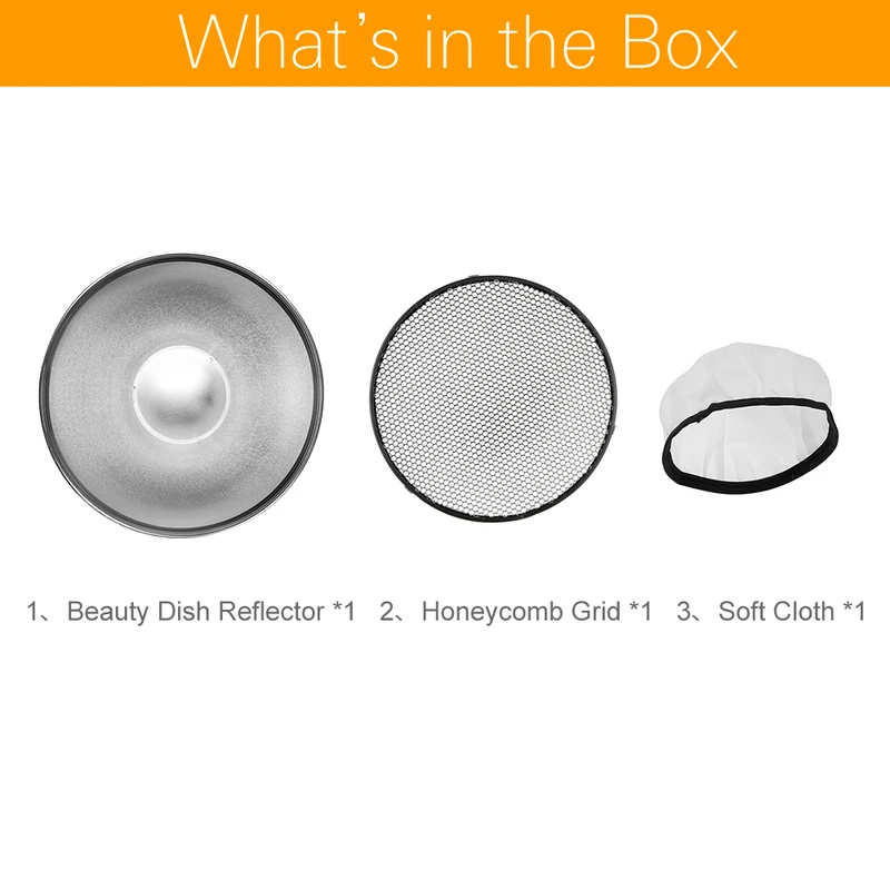 55cm 22 Studio Silver Beauty D - Beauty Dish 55Cm recension och pris