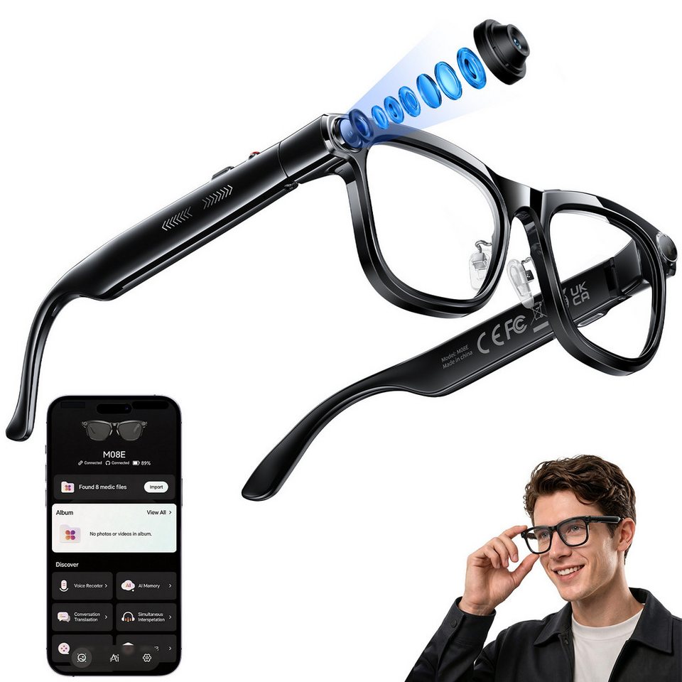 AI Smart Glasses with ChatGPT  - Photography Lighting recension och pris