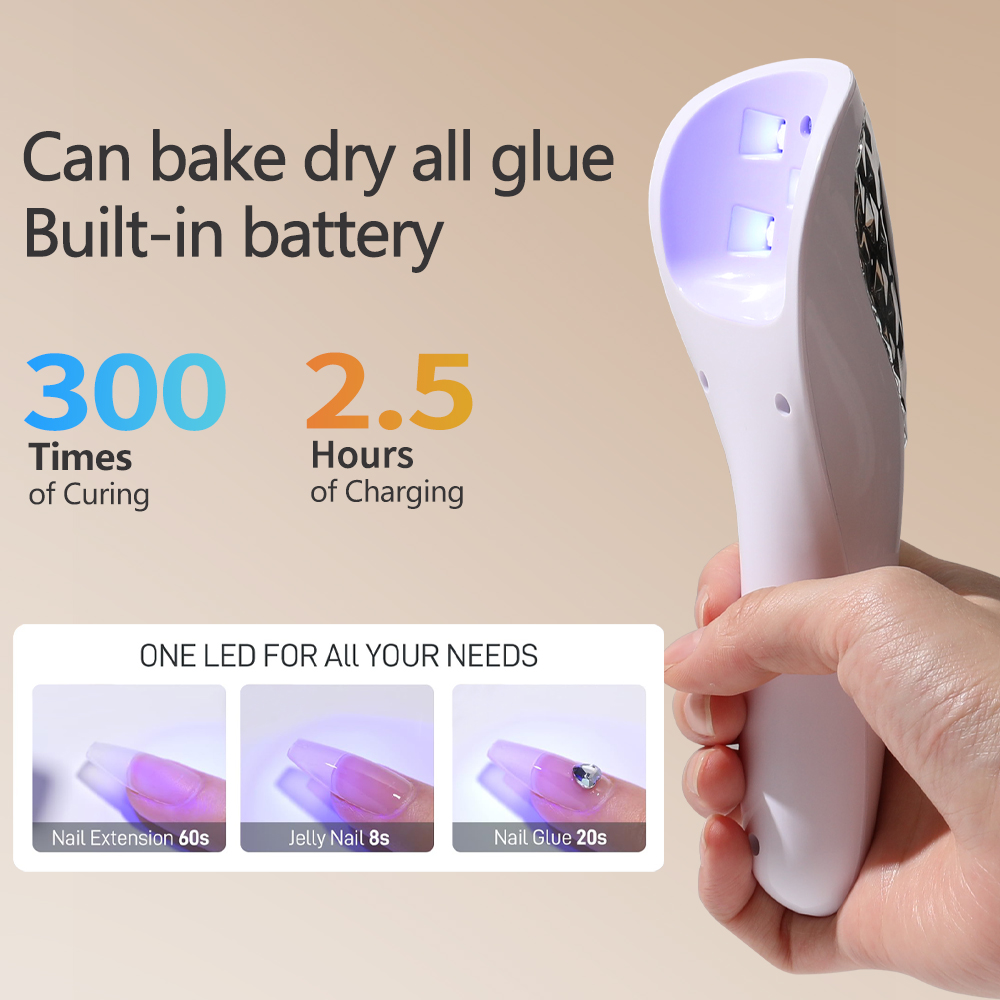 Handheld UV LED Lamp for Nails - Photography Lighting Gels recension och pris