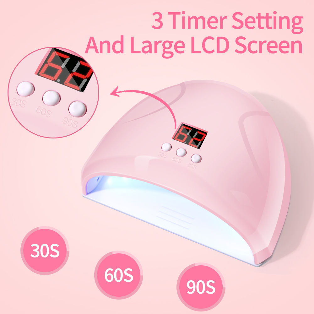 LED UV Nail Lamp Infrared Sens - Photography Lighting Gels recension och pris