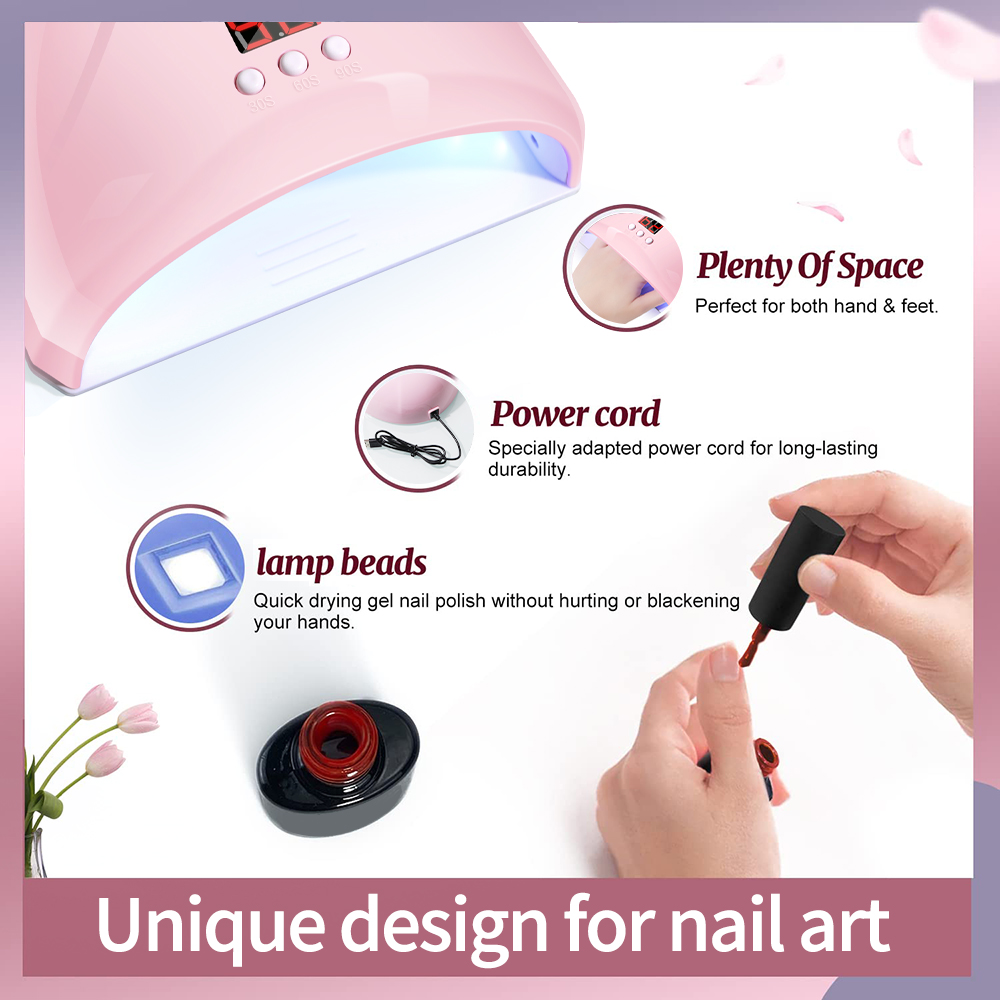LED UV Nail Lamp Infrared Sens - Photography Lighting Gels recension och pris