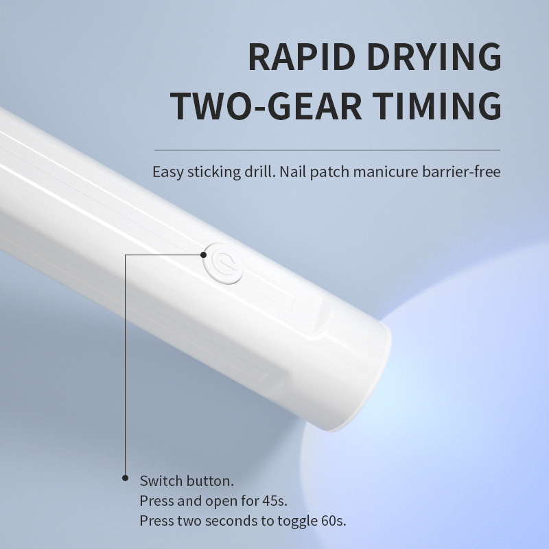 Portable Mini Nail Lamp Dryer  - Photography Lighting Gels recension och pris