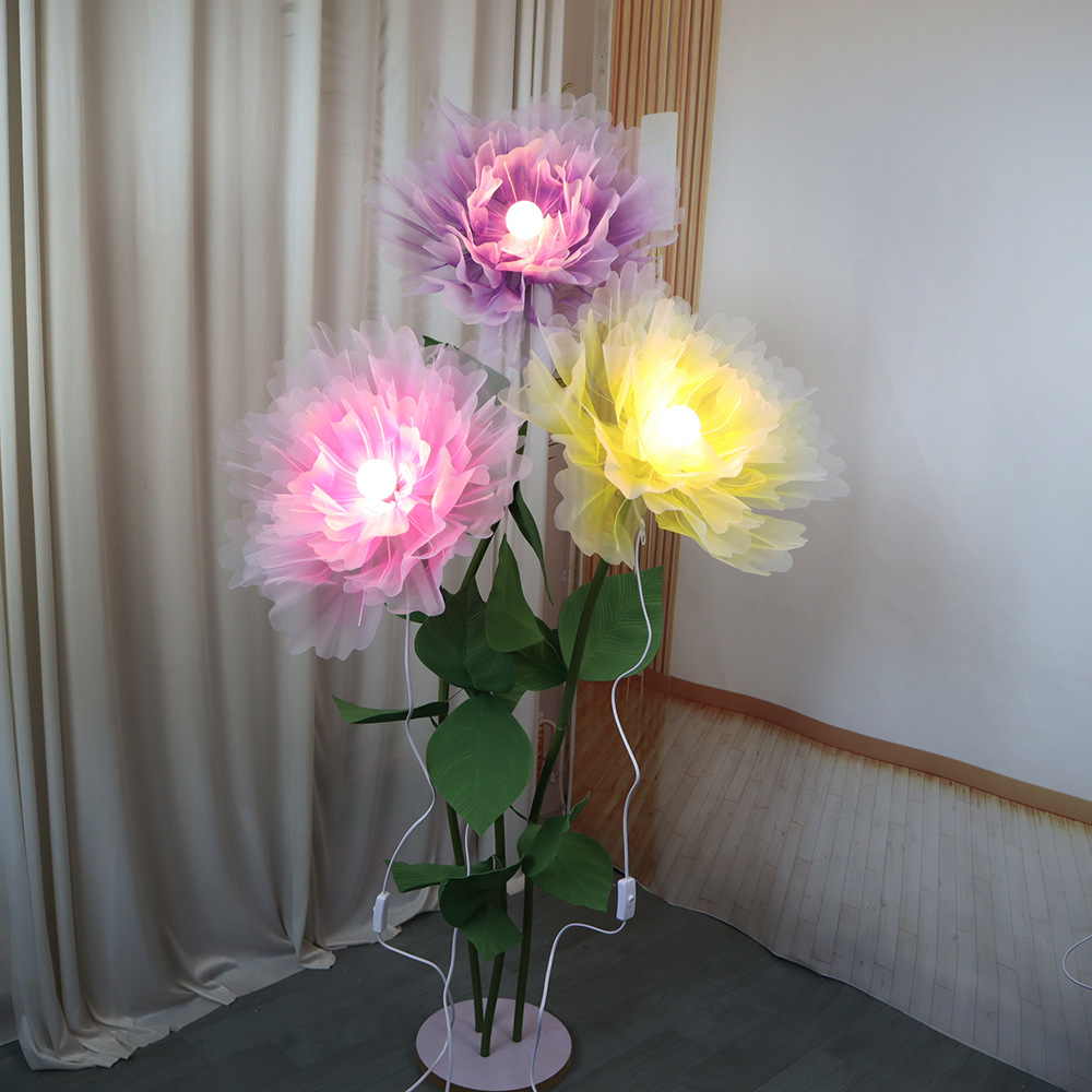 NEW 3D Flower Lights Fabric Ha - Photography Lighting Layout recension och pris