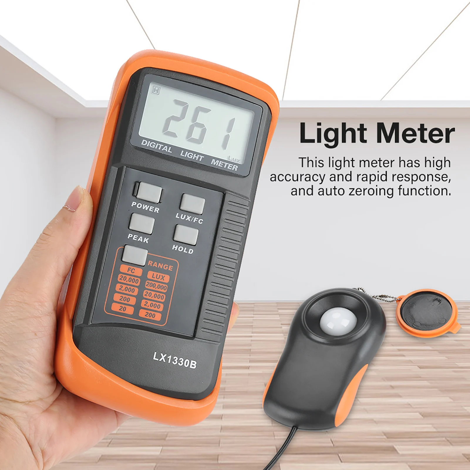 LX1330B Digital Lux Meter 0-20 - Photography Lighting Test recension och pris
