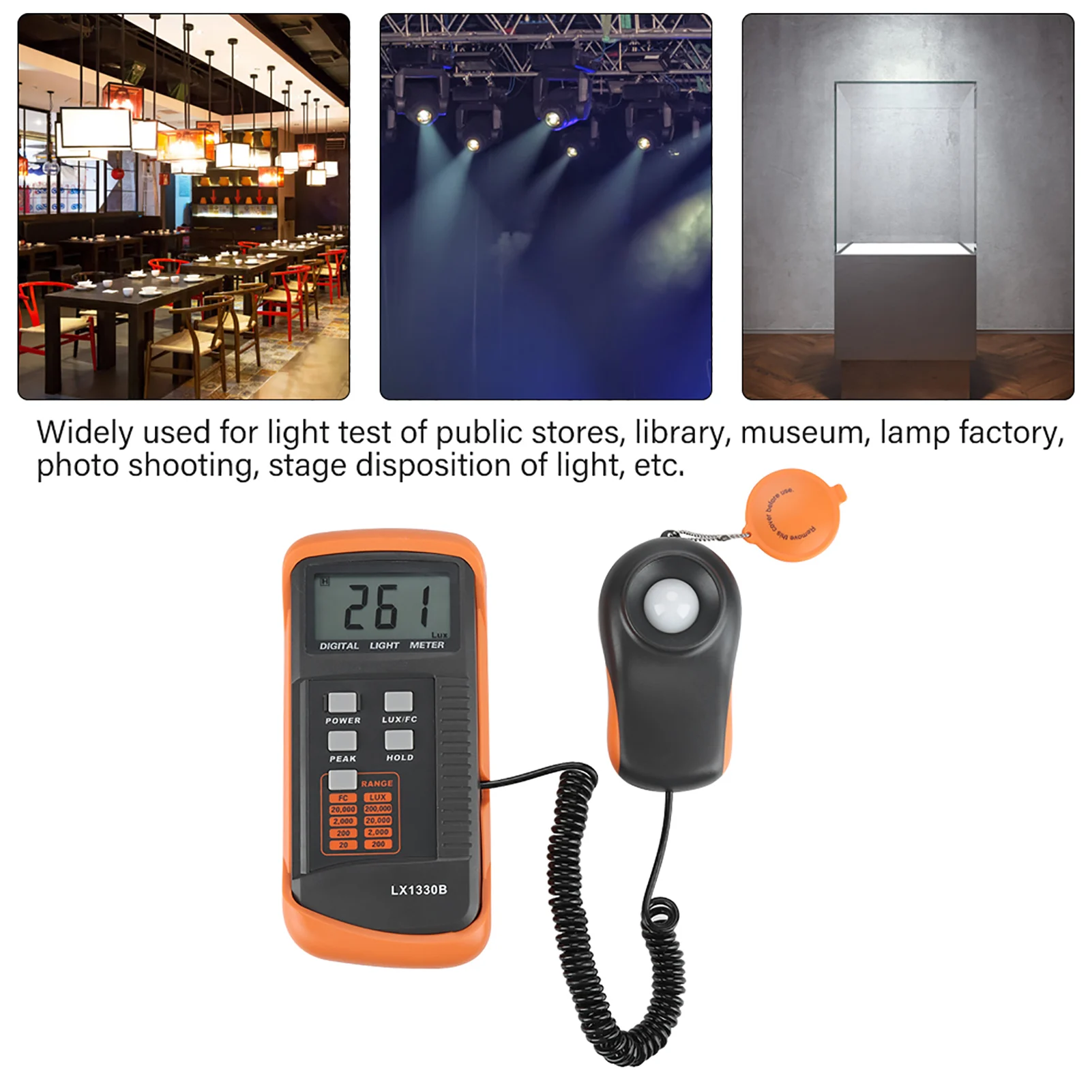 LX1330B Digital Lux Meter 0-20 - Photography Lighting Test recension och pris