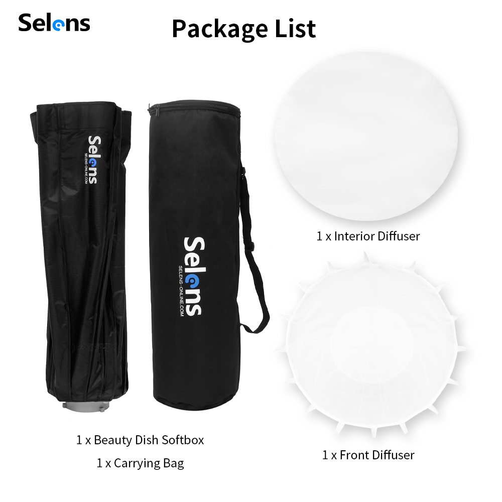 Selens 85cm Umbrella Radar Sof - Beauty Dish 55Cm recension och pris