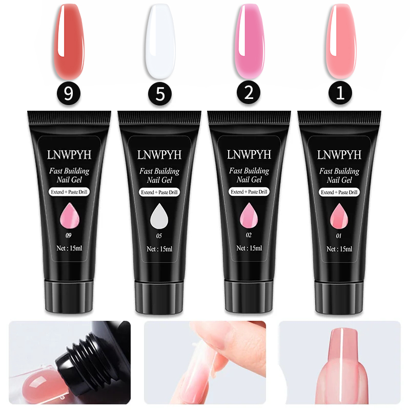 Nail Gel Polish Kit With LED N - Photography Lighting Gels recension och pris