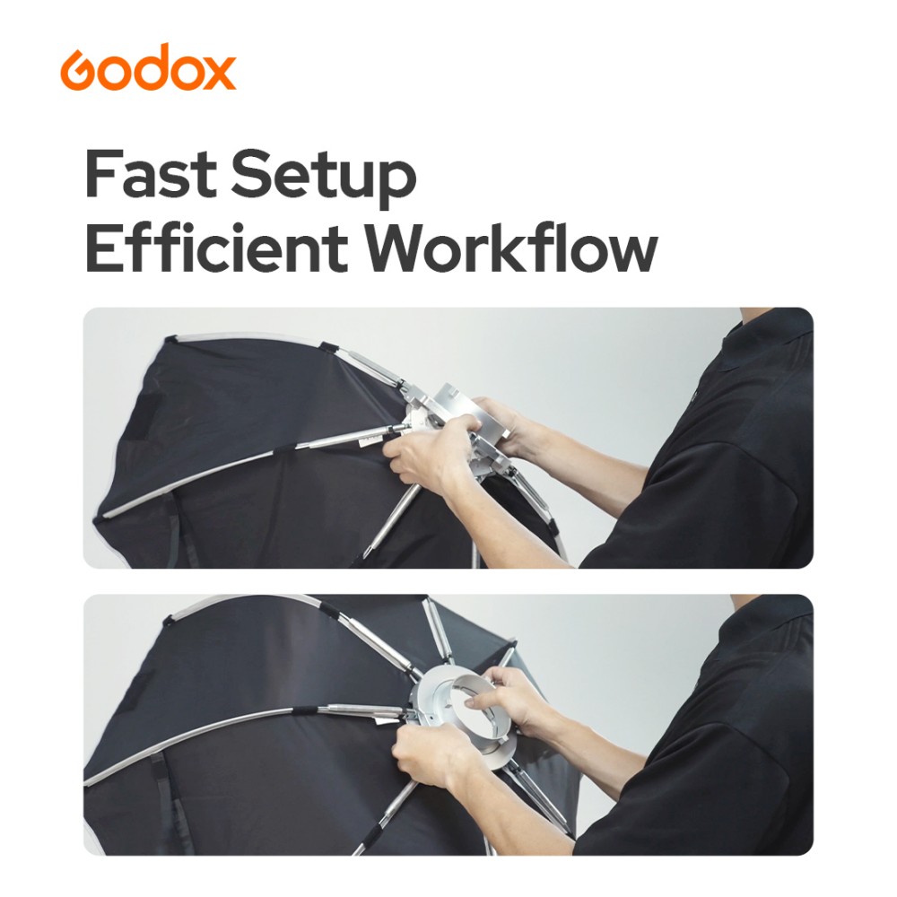 Godox EazyFlow Bty 65S/85S Col - Beauty Dish 55Cm recension och pris