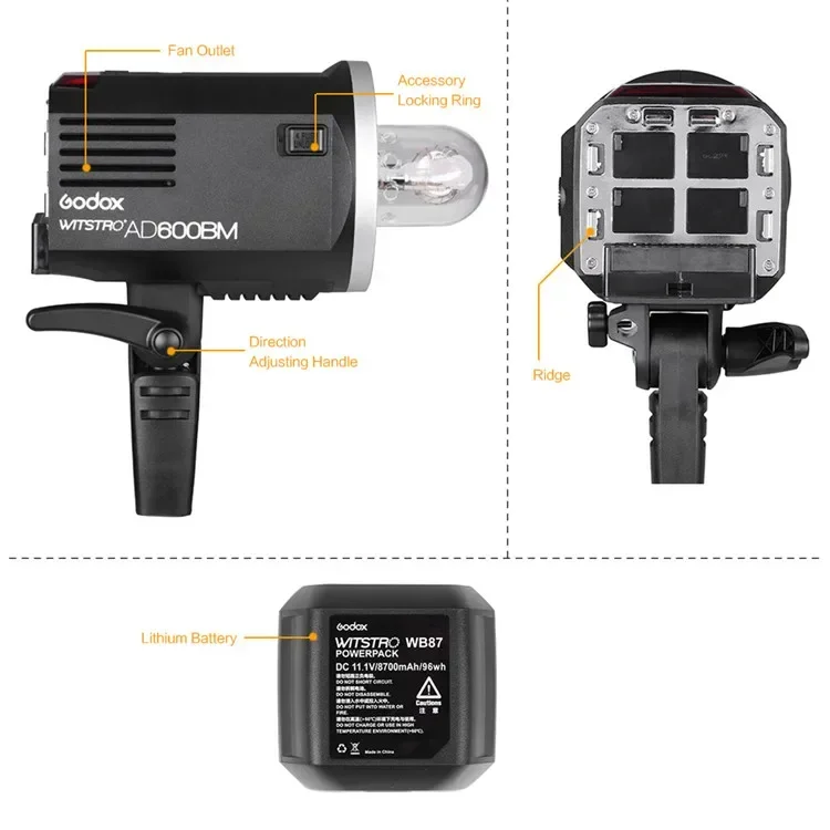 2026 Premium  AD600BM 600W Stu - Photography Lighting recension och pris