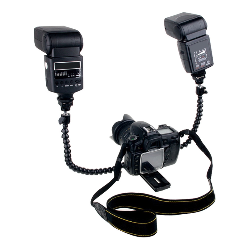 Flexible Dual Arm Hot Shoe Fla - Macro Photography Lighting Kit recension och pris