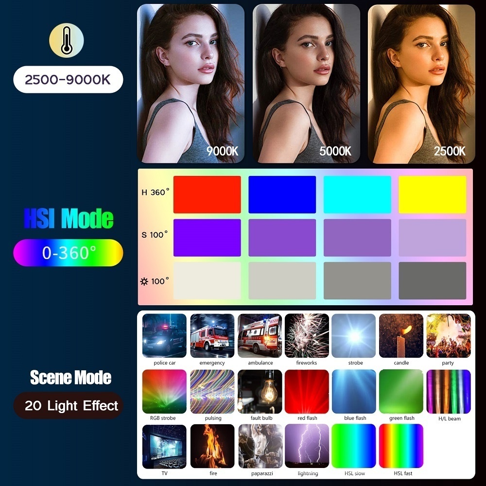 50CM RGB Stick Light Wand Ligh - Photography Lighting Wand recension och pris