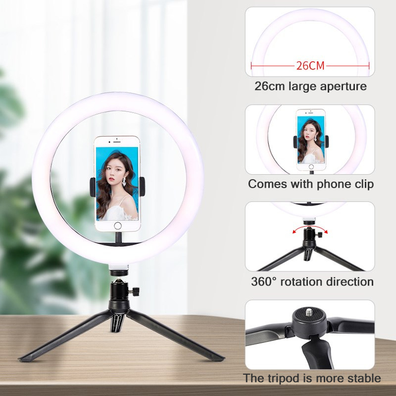 26cm 10 inch Led Ring Selfie L - Macro Photography Lighting Kit recension och pris