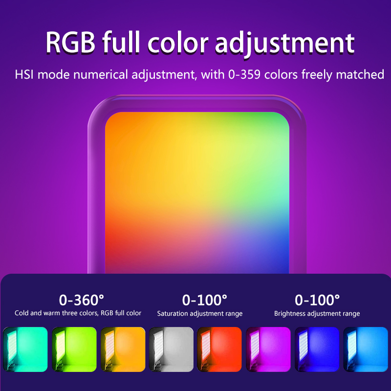 RGB Fill Light Portable LED Ph - Photography Lighting Accessories recension och pris