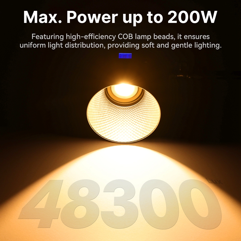 Ulanzi VL-200Bi 200W Bi-Color  - Photography Lighting Home recension och pris