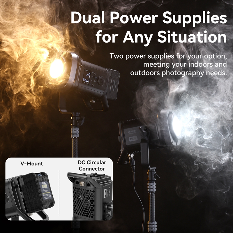 Ulanzi VL-200Bi 200W Bi-Color  - Photography Lighting Home recension och pris