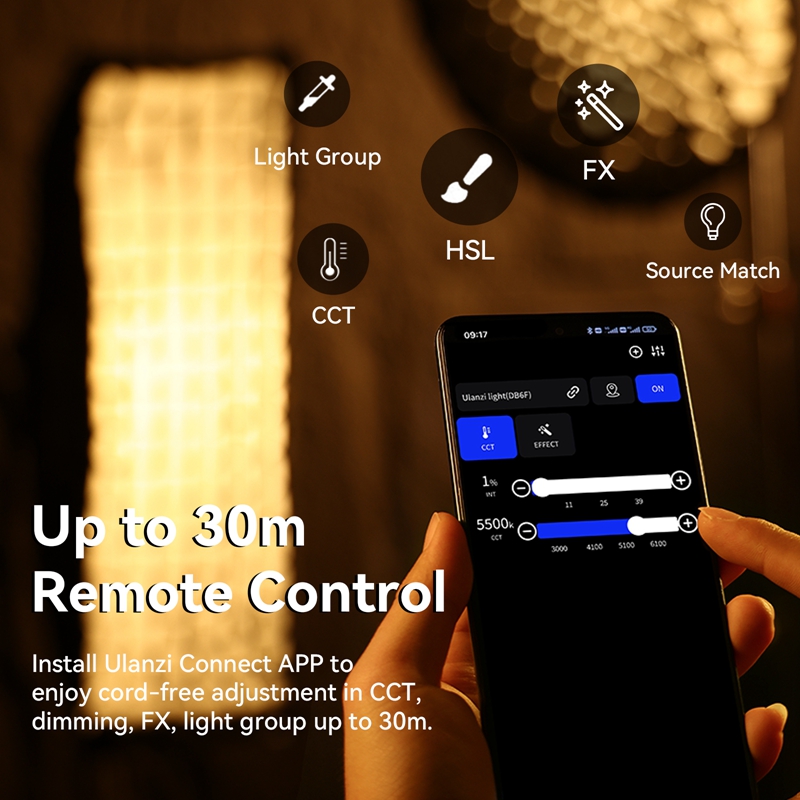 Ulanzi VL-200Bi 200W Bi-Color  - Photography Lighting Home recension och pris