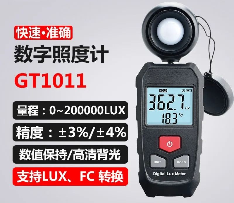 Digital Illuminance Meter High - Photography Lighting Test recension och pris