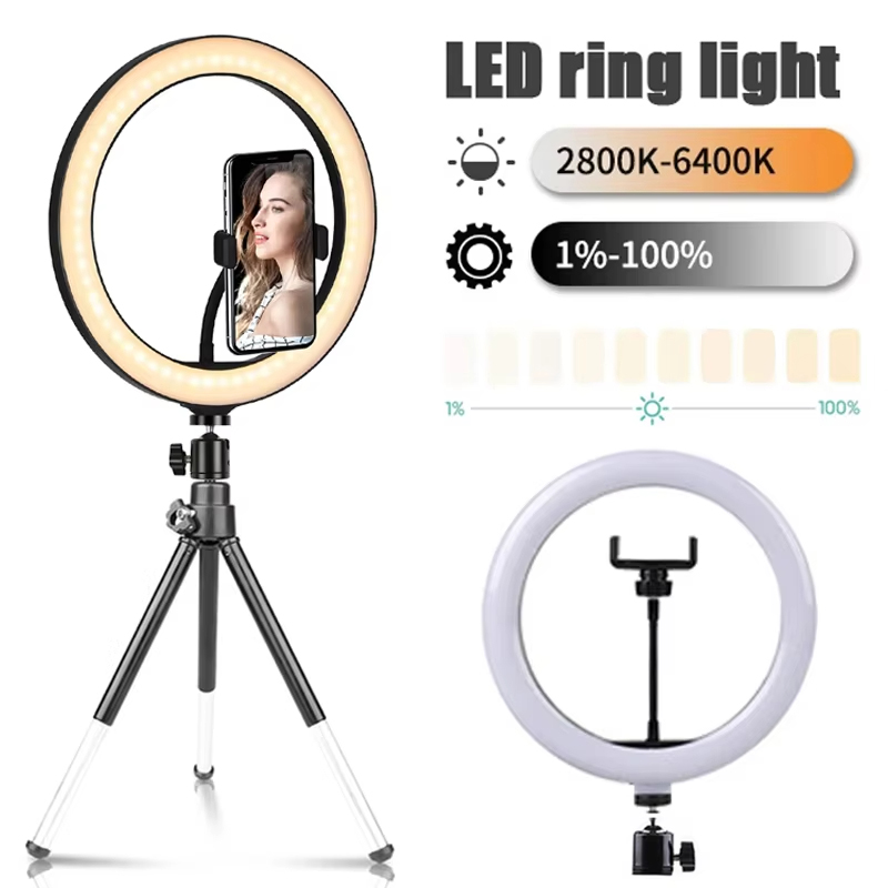10 inch Selfie Ring Light Phot - Photography Lighting Wand recension och pris