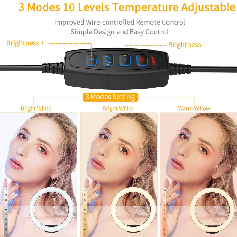10 inch Selfie Ring Light Phot - Photography Lighting Wand recension och pris