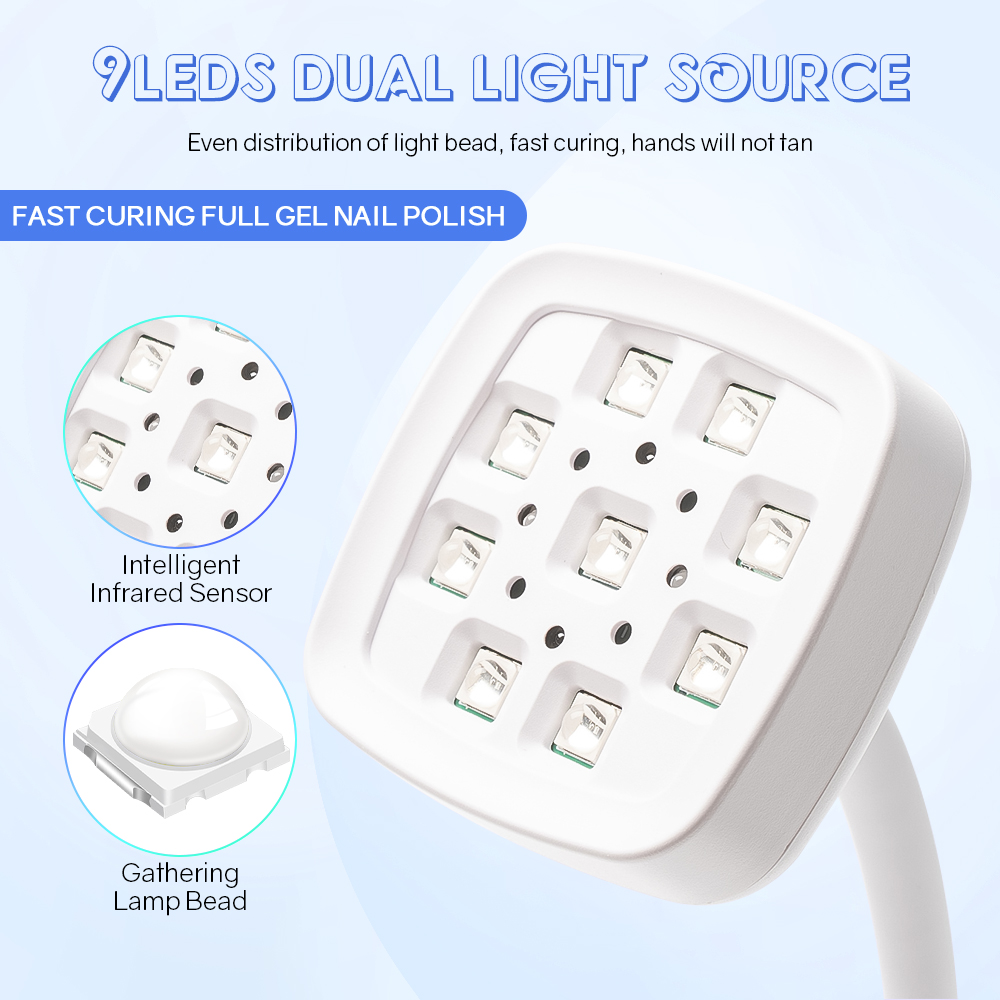 Mini UV LED Nail Lamp Recharge - Photography Lighting Gels recension och pris