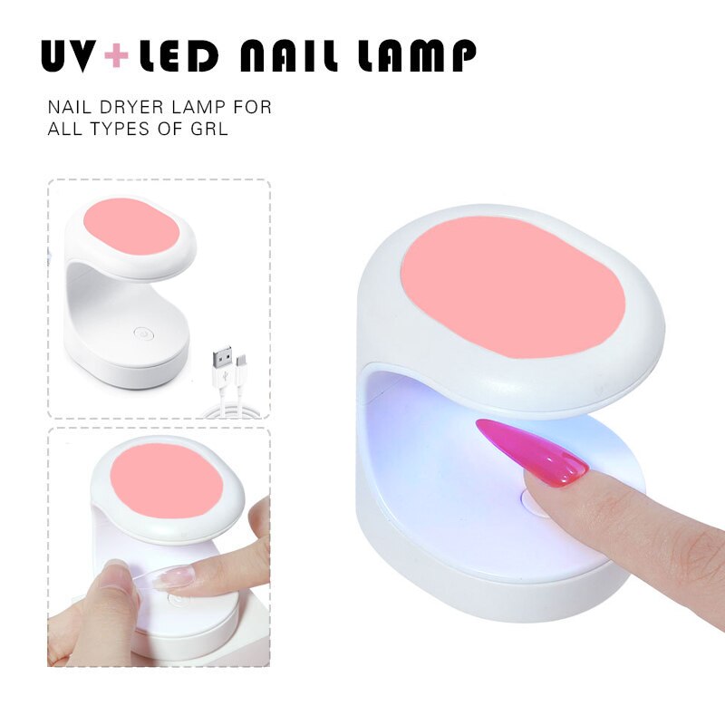 Mini Nail Dryer UV Lamp Manicu - Photography Lighting Gels recension och pris