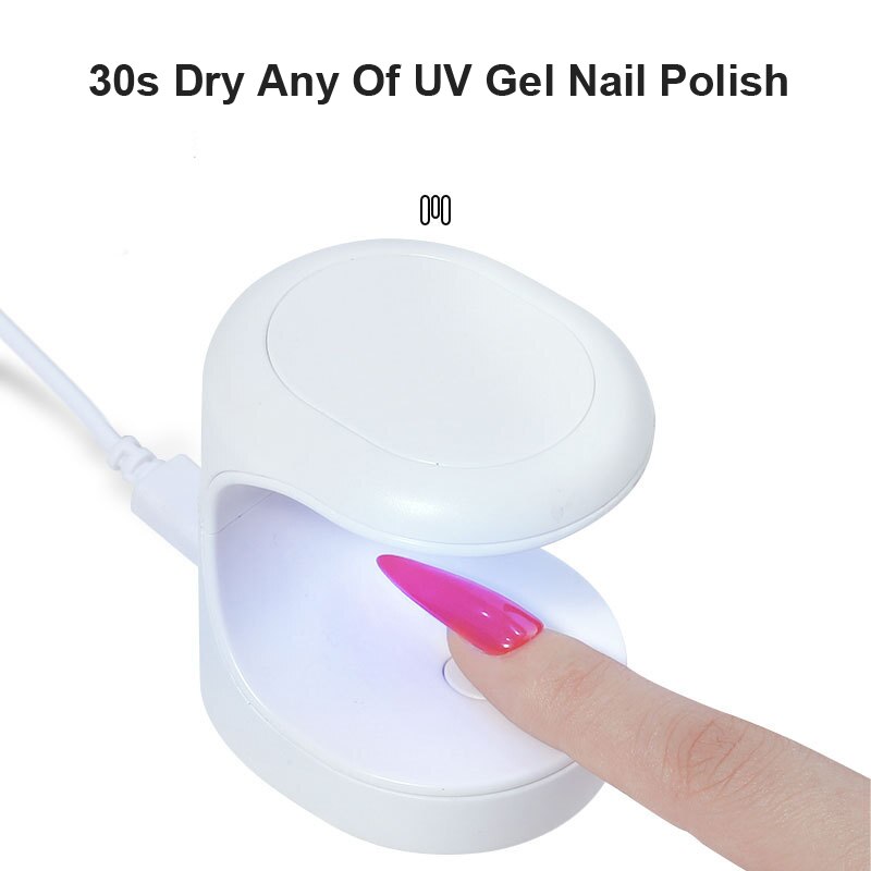 Mini Nail Dryer UV Lamp Manicu - Photography Lighting Gels recension och pris
