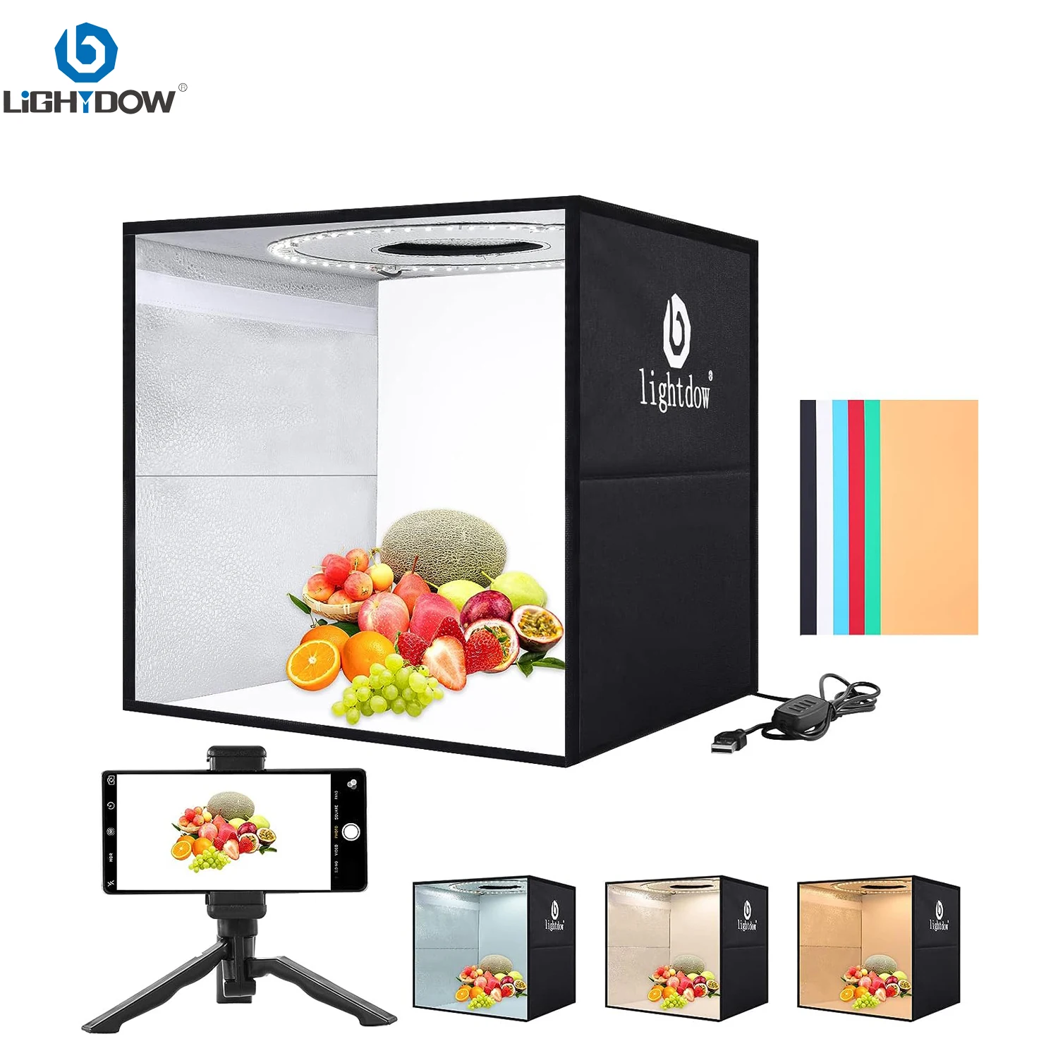 Lightdow Dimmable Photo Box LE - Macro Photography Lighting Kit recension och pris
