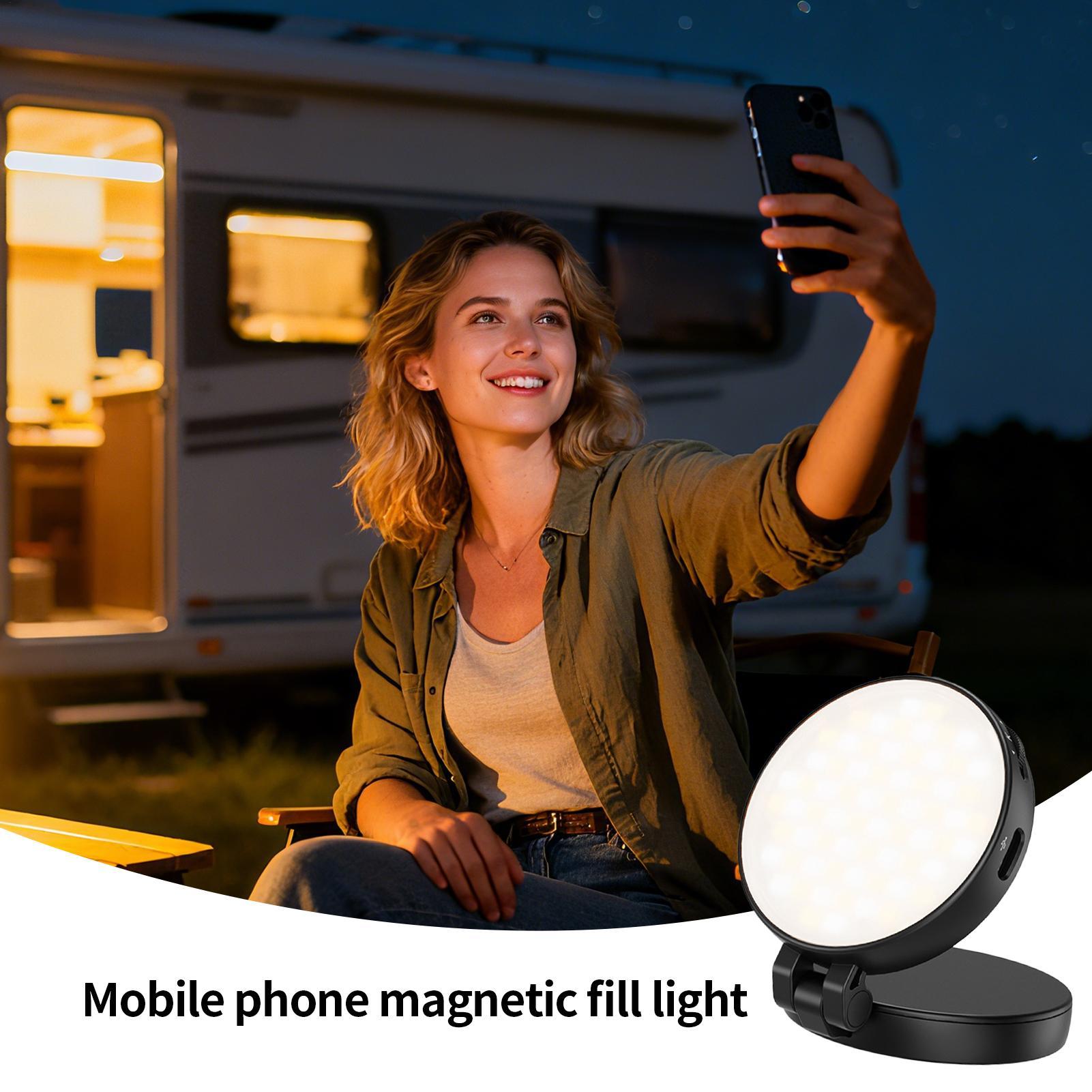 Phone Light Magnetic Video Rec - Photography Lighting Home recension och pris
